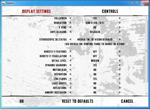 Batman AC Settings