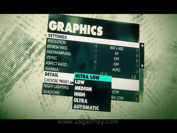 dirt3 settings