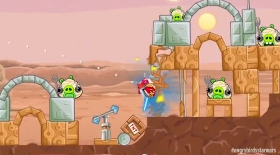 angry birds star wars gameplay