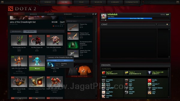 Review DOTA 2: Versi yang Lebih Sempurna! 3 Anda bisa membeli semua item keren ini dalam bentuk set lewat shop yang terintegrasi dalam DOTA 2-nya sendiri.
