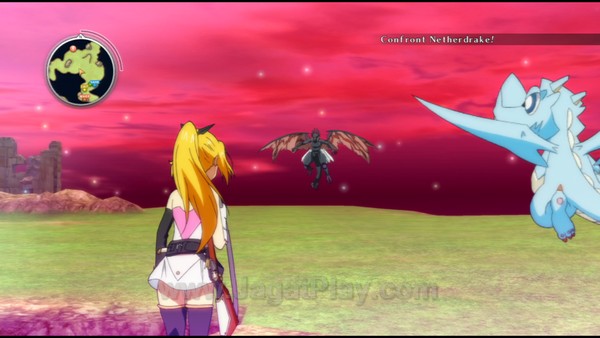 Review Time & Eternity: JRPG Dengan Cita Rasa Anime Kental! 3 Dunia yang ditawarkan mungkin luas, namun sebagian besar merupakan padang rumput luas seperti ini. Lebih buruknyan lagi? Tidak ada alasan untuk mengeksplorasi setiap dunia yang ada berkat kehadiran map akan memperlihatkan semua point of interest secara eksplisit.
