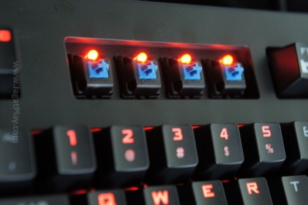 Review CM Storm Quickfire Pro: Kenyamanan Cherry MX Blue! 1 Sensitif dan presisi, MX Blue tidak hanya nyaman untuk digunakan untuk gaming, tetapi juga fungsi komputasi lain yang lebih produktif. Masalah utamanya? Hanya pada suara yang ia hasilkan.
