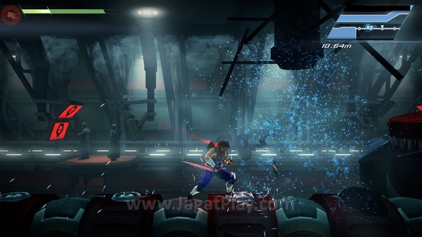 Review Strider: Kebangkitan Kembali si Ninja Biru! 4 Anda punya kebebasan untuk mengakses kembali area yang sudah Anda lewati untuk membuka lebih banyak upgrade dan memperkuat Hiryu.