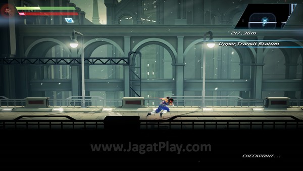 Review Strider: Kebangkitan Kembali si Ninja Biru! 1 Cita rasa klasik mengalir kentara. Strider hadir tanpa sistem pertahanan seperti tombol