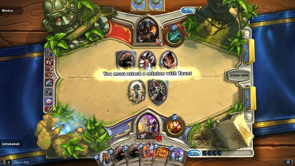 Sistem match balancing yang perlu dibenahi, karena seringkali pemula akan bertemu dengan para pemain lawan yang sudah fasih bermain Hearthstone. 
