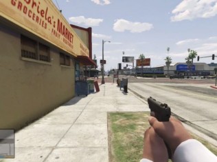Modder Ubah GTA V Jadi Game FPS 5 gta v fps