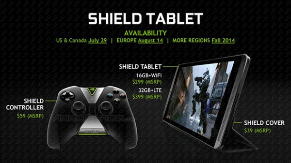 NVIDIA kabarnya siap mengumumkan tablet Shield. Bocoran spesifikasi bahkan sudah bocor di dunia maya. 