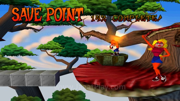 Dibandingkan dengan Peach atau Zelda, Tawna Bandicoot tidak terlihat terlalu..........penting..