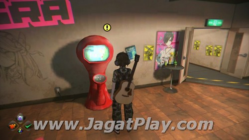 Arcade dengan game bertema Striprism di MOGRA.