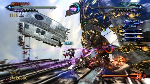 Review Bayonetta 2: Calon Game Terbaik Tahun Ini! 3 Anda harus saling bahu membahu menundukkan musuh, yang juga bisa dimodifikasi tingkat kesulitannya untuk reward yang lebih baik.