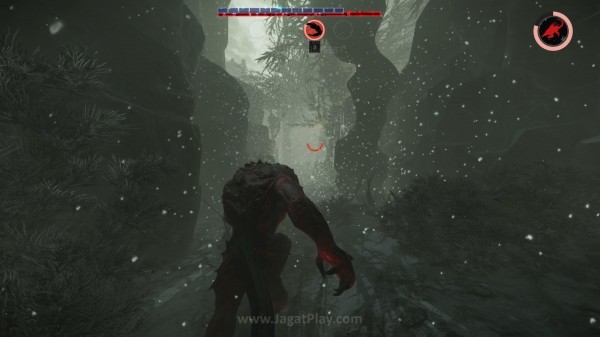 Menjajal Evolve – Big Alpha: Potensial Tetapi Rapuh! 2 Bentuk mereka mungkin besar, tetapi para monsters ini tetap punya mobilitas tinggi. Lompatan jauh dan mampu memanjat hampir semua terrain yang ada.