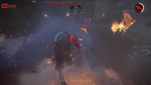 Menjajal Evolve – Big Alpha: Potensial Tetapi Rapuh! 6 Sebagai monster, ada dua cara untuk memenangkan pertempuran. Pertama, membasmi para Hunters, tentu saja.