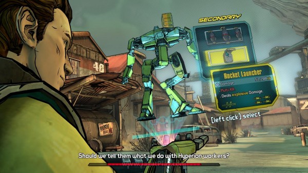 Review Tales from the Borderlands: Sisi Lain Cerita yang Menarik! 10 Identitas Borderlands mengalir kuat, dari gaya visual hingga HUD yang diusung.