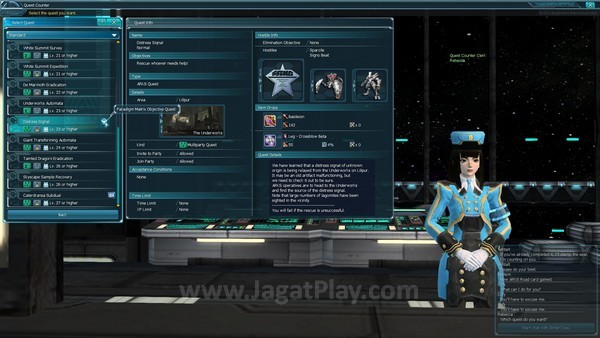 Review Phantasy Star Online 2: Pelindung Jagat Raya Beraksi! 9 Beragam misi bisa ditemukan dengan mudah melalui counter misi