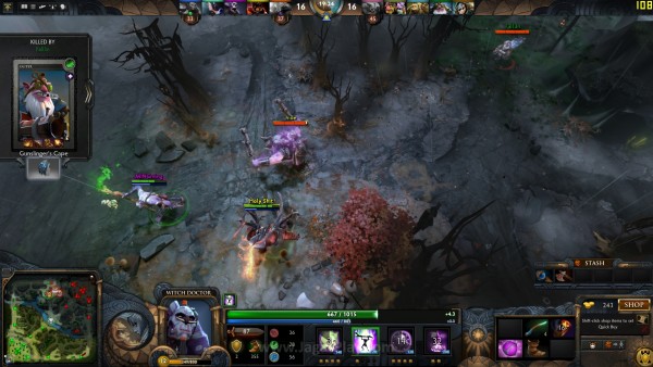 DoTA2 sangat nyaman dimainkan pada setting tertinggi