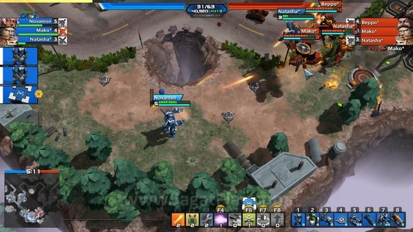 Review AirMech: MOBA Mecha Full Action! 9 Skill individu tidak begitu besar dampaknya ketika menyerang musuh dalam tim