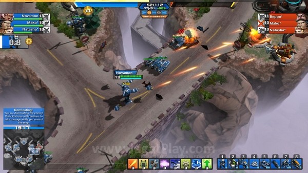 Review AirMech: MOBA Mecha Full Action! 10 Selalu gunakan unit yang Anda buat untuk mendorong pertahanan musuh