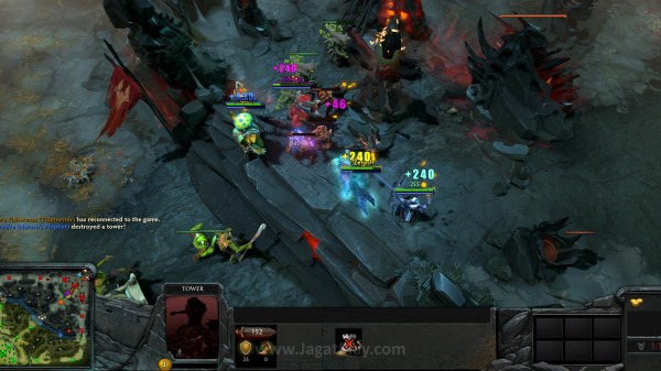 Permainan berjalan dengan frame rate stabil pada tampilan maksimum