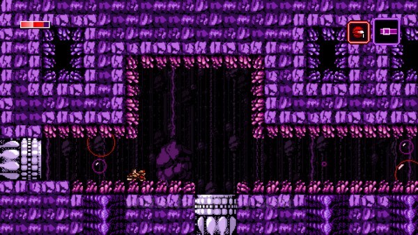 Objek dalam game, seperti rumput di atas, memengaruhi gerakan Trace