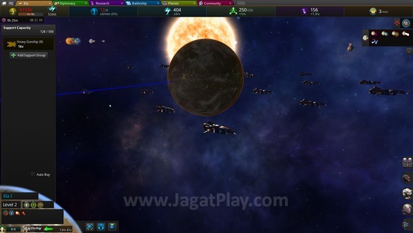 Review Star Ruler 2: Kerajaan Galaksi Berskala Epik! 11 Pertahankan planet dengan membangun armada pelindung