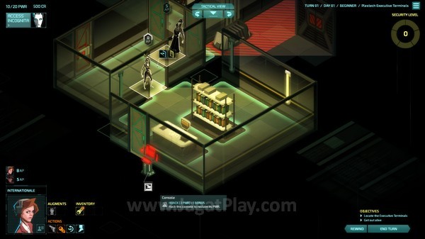 Invisible Inc, game taktikal espionase dengan sudut pandang baru