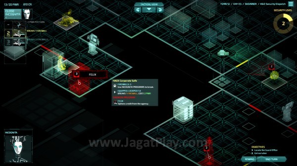 Firewall dengan bingkai menandakan adanya program keamanan Daemon!