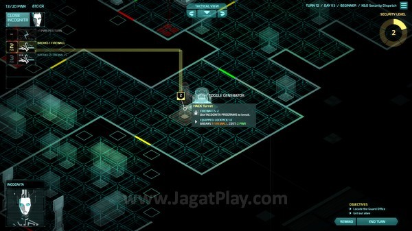 Program Incognito dapat mematikan keamanan, seperti senjata mesin otomatis