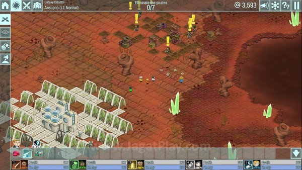 The Spatials memiliki permainan yang mudah dipelajari tetapi memberikan tantangan besar