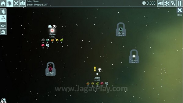 Review The Spatials: Strategi Membangun Plus Unsur RPG! 7 Tata surya terbagi berdasarkan level kesulitan musuhnya