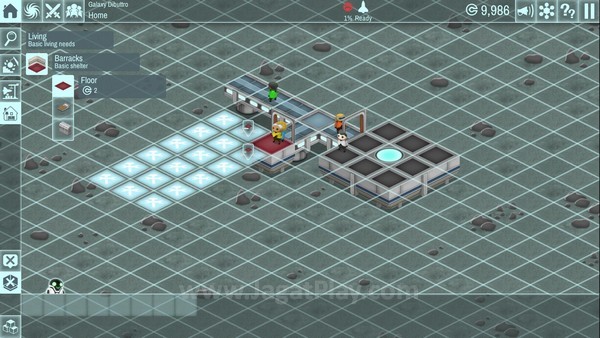 Review The Spatials: Strategi Membangun Plus Unsur RPG! 2 Pembangunan dibagi oleh grid untuk memudahkan Anda