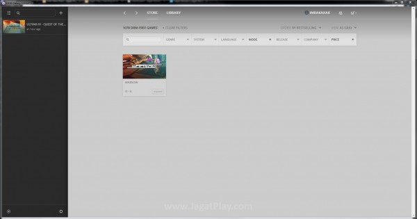 Satu-satunya game multiplayer di GOG Galaxy saat ini.