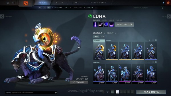 DOTA 2 Reborn belum memindahkan semua item kosmetik dari Source 1. 