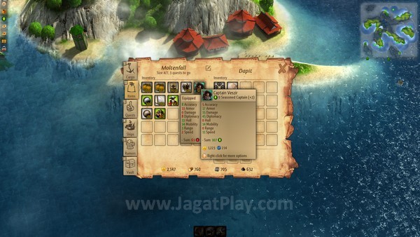 Kota menjual perlengkapan untuk memperkuat kapal Anda