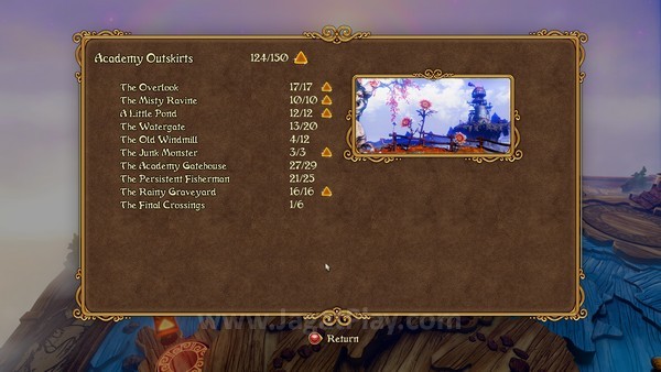 Review Trine 3 - The Artifacts of Power: Puzzle dan Action Berpadu Serasi! 11 Kumpulkan Trineangle untuk membuka stage baru