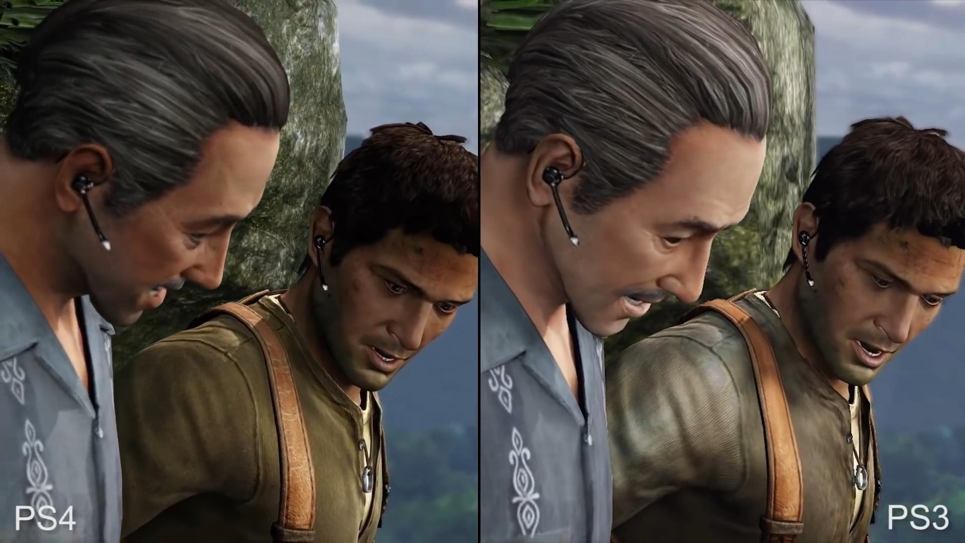 Uncharted Remastered PS4 vs PS3 • Jagat Play