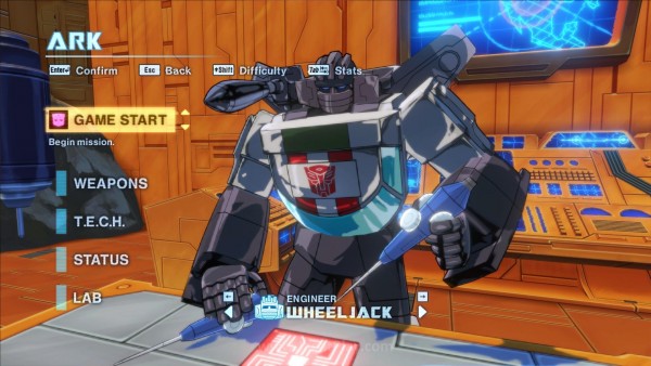 Karakter yang Anda gunakan? Benar sekali, alih-alih memaksa Anda menjalani cerita satu karakter ke karakter lainnya, Anda bisa memilih karakter Autobots apa yang ingin Anda gunakan.