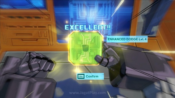 Anda juga bisa menggunakan mata uang yang ada untuk membangun Tech - semacam perk permanen yang bisa disematkan di karakter yang Anda gunakan.