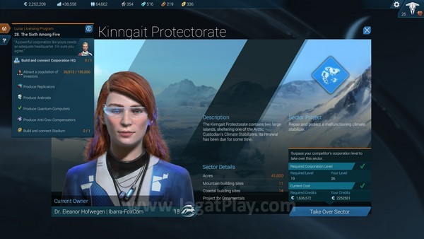 Review Anno 2205: Membangun Tanpa Pusing! 4 Setelah Anda cukup kaya, daerah baru dapat Anda beli dari perusahaan lain
