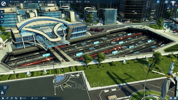 Review Anno 2205: Membangun Tanpa Pusing! 1 Fasilitas umum berfungsi layaknya pabrik, cukup bangun untuk mendapatkan efeknya