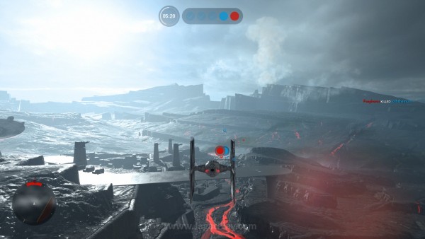 Review Star Wars Battlefront: Konten Tak Sepadan Harga! 13 Kendaraan, darat ataupun udara muncul sebagai power-up acak di medan pertempuran.