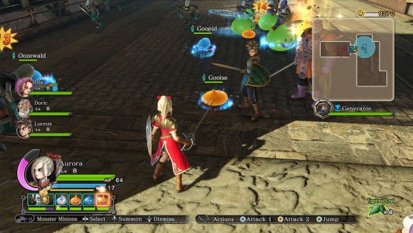 Review Dragon Quest Heroes: Berhasil Mempertahankan Nuansa Aslinya! 2 Setiap monster yang Anda panggil memiliki kemampuan berbeda dan nama yang berbeda pula