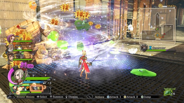 Review Dragon Quest Heroes: Berhasil Mempertahankan Nuansa Aslinya! 4 Sihir sangat berguna untuk mendorong mundur dan melumpuhkan serangan musuh