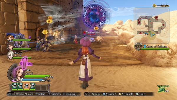 Review Dragon Quest Heroes: Berhasil Mempertahankan Nuansa Aslinya! 6 Monster spesial Mawkeeper akan terus mengalirkan musuh ke area tempur sampai dia dikalahkan