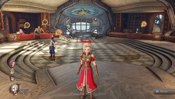 Review Dragon Quest Heroes: Berhasil Mempertahankan Nuansa Aslinya! 8 Stoneclouds memberikan akses untuk beragam toko dan fitur menarik