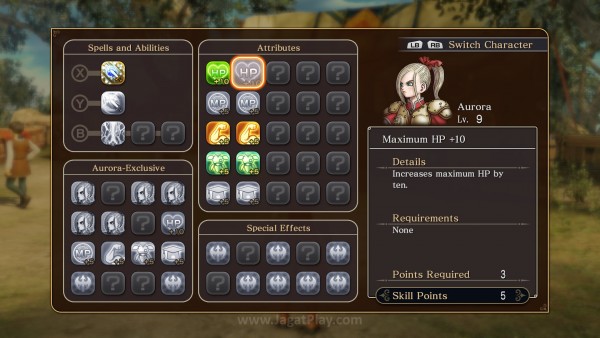 Review Dragon Quest Heroes: Berhasil Mempertahankan Nuansa Aslinya! 1 Setiap skill membutuhkan poin yang berbeda untuk dibeli. Semakin kuat maka semakin mahal pula