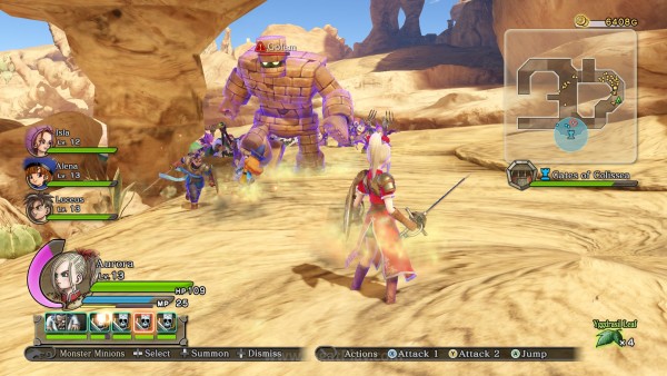 Review Dragon Quest Heroes: Berhasil Mempertahankan Nuansa Aslinya! 3 Permukaan tanah di beberapa stage dapat digunakan untuk menghambat laju serangan musuh