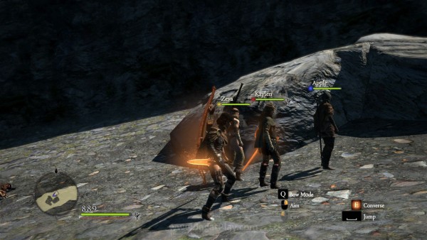 Review Dragon's Dogma - Dark Arisen: Gameplay Kelas Atas! 4 Sihir tidak melulu menyerang. Ia juga dapat digunakan untuk memperkuat senjata