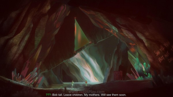 Review Oxenfree: Konsep Unik, Eksekusi Mumpuni! 11 Penanganan pilihan yang Anda ambil, walaupun berujung pada satu kesimpulan sama, ditangani dengan sangat baik. Pondasi cerita Oxenfree dimulai ketika Anda mengaktifkan segitiga misterius ini di dalam gua bersama Jonas.