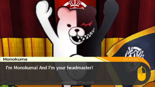 Kepala sekolah Anda, Monokuma, adalah beruang sadis dengan suara imut