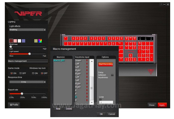 Review Viper V760: Tangguh dan Dapat Diandalkan! 7 Merekam macro dapat dengan mudah dilakukan melalui bantuan driver